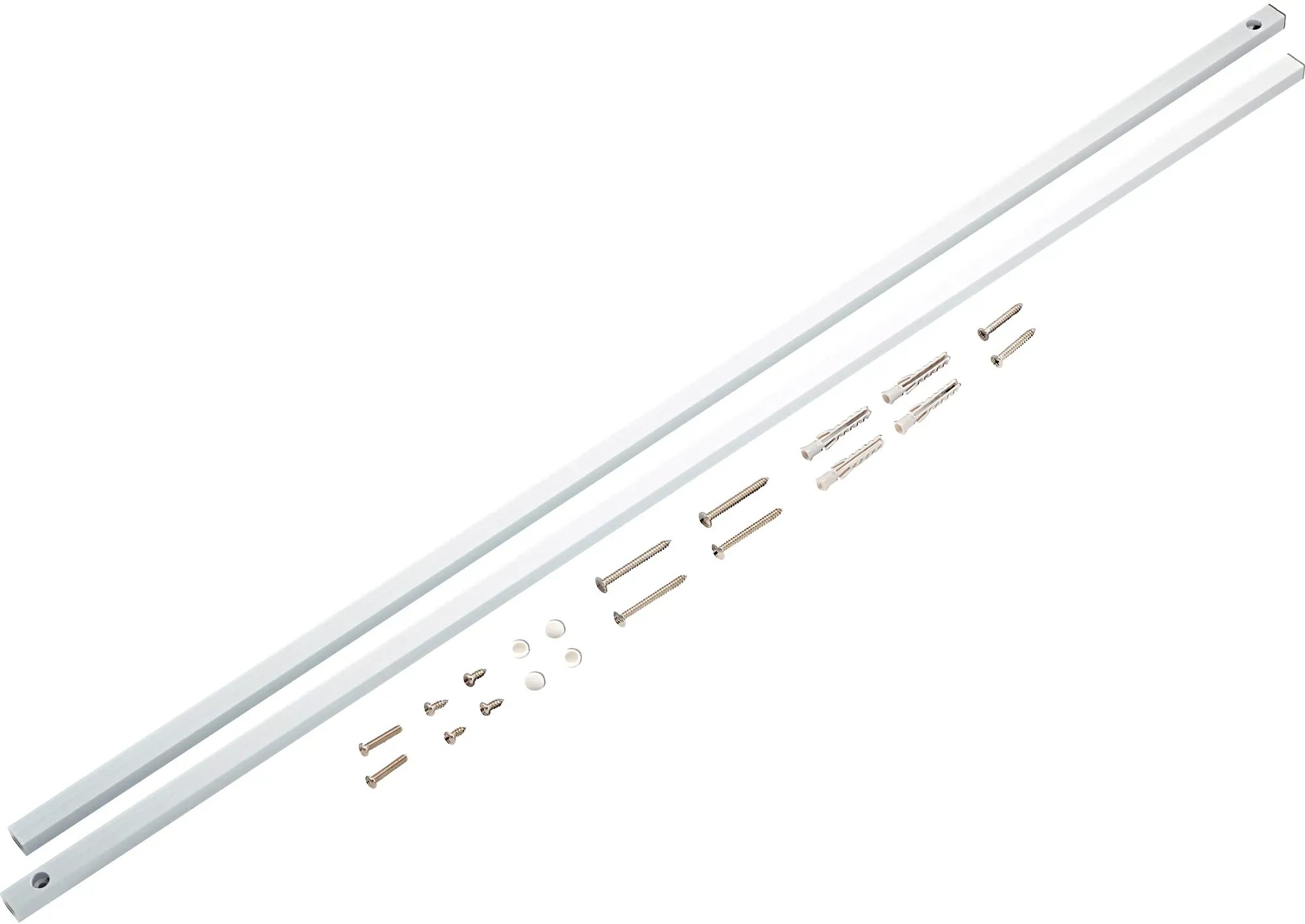 Rögzítőkészlet fehér New Port 80 forgóajtóhoz Rögzítőkészlet fehér New Port 80 forgóajtóhoz