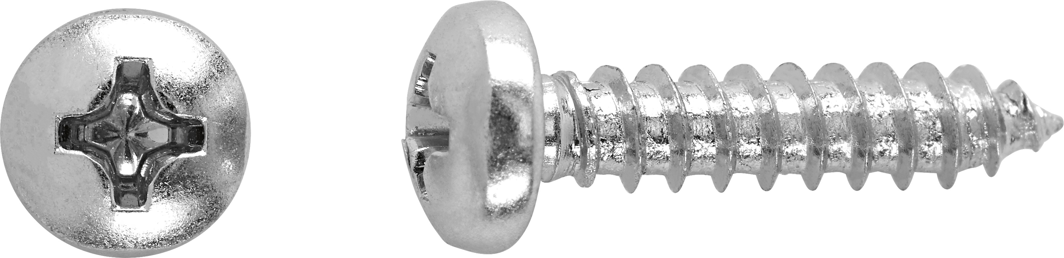 Lencsefejű univerzális csavar PH-behajtás 4,2 mm x 16 mm 12 darab Lencsefejű univerzális csavar PH-behajtás 4,2 mm x 16 mm 12 darab