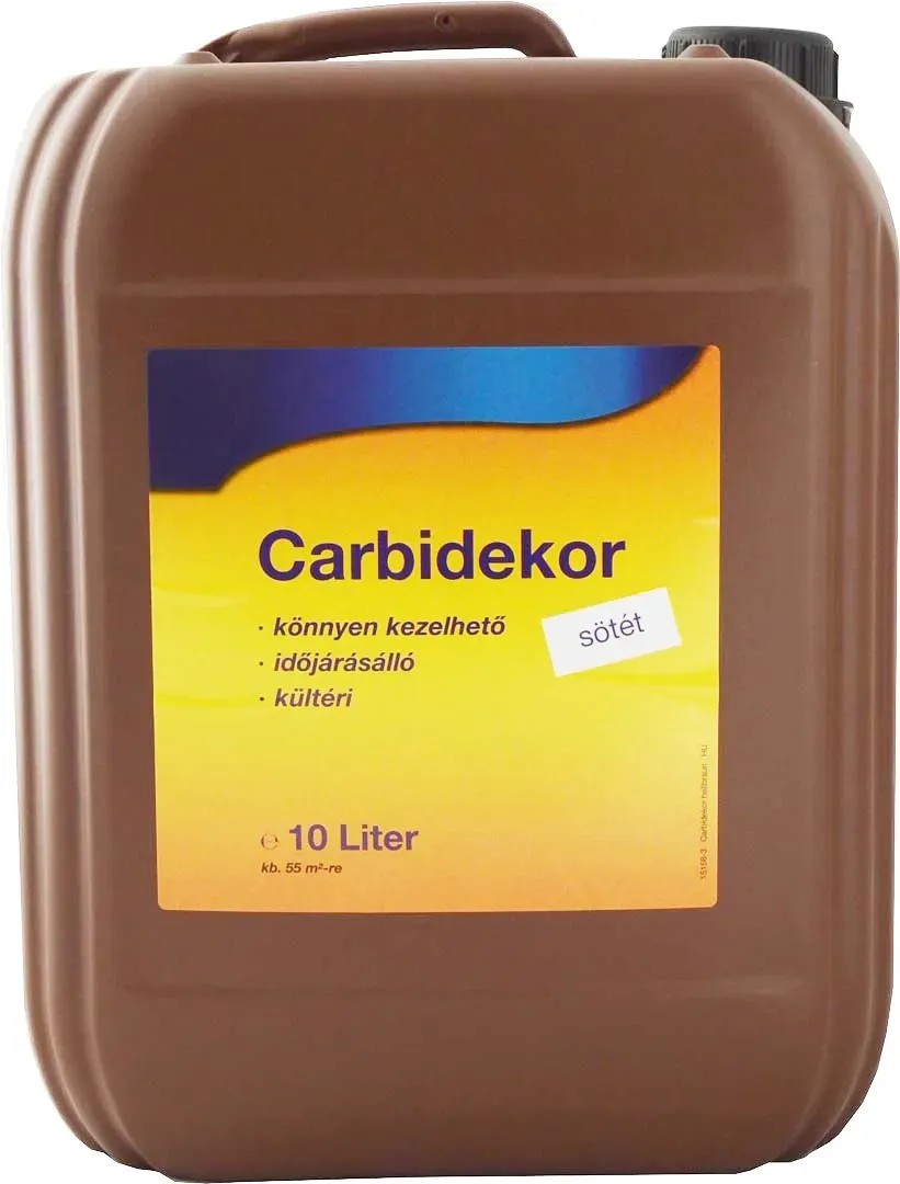 Vékonylazúr vizes bázisú Carbidecor Sötétbarna 10 l Vékonylazúr vizes bázisú Carbidecor Sötétbarna 10 l