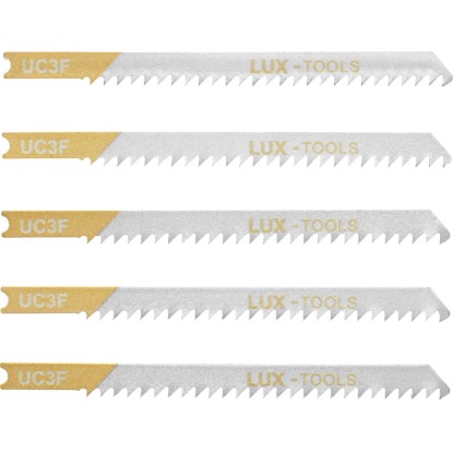 LUX-TOOLS dekopírfűrészlap fához U-szár 75 mm durva fogosztás: 3 mm LUX-TOOLS dekopírfűrészlap fához U-szár 75 mm durva fogosztás: 3 mm