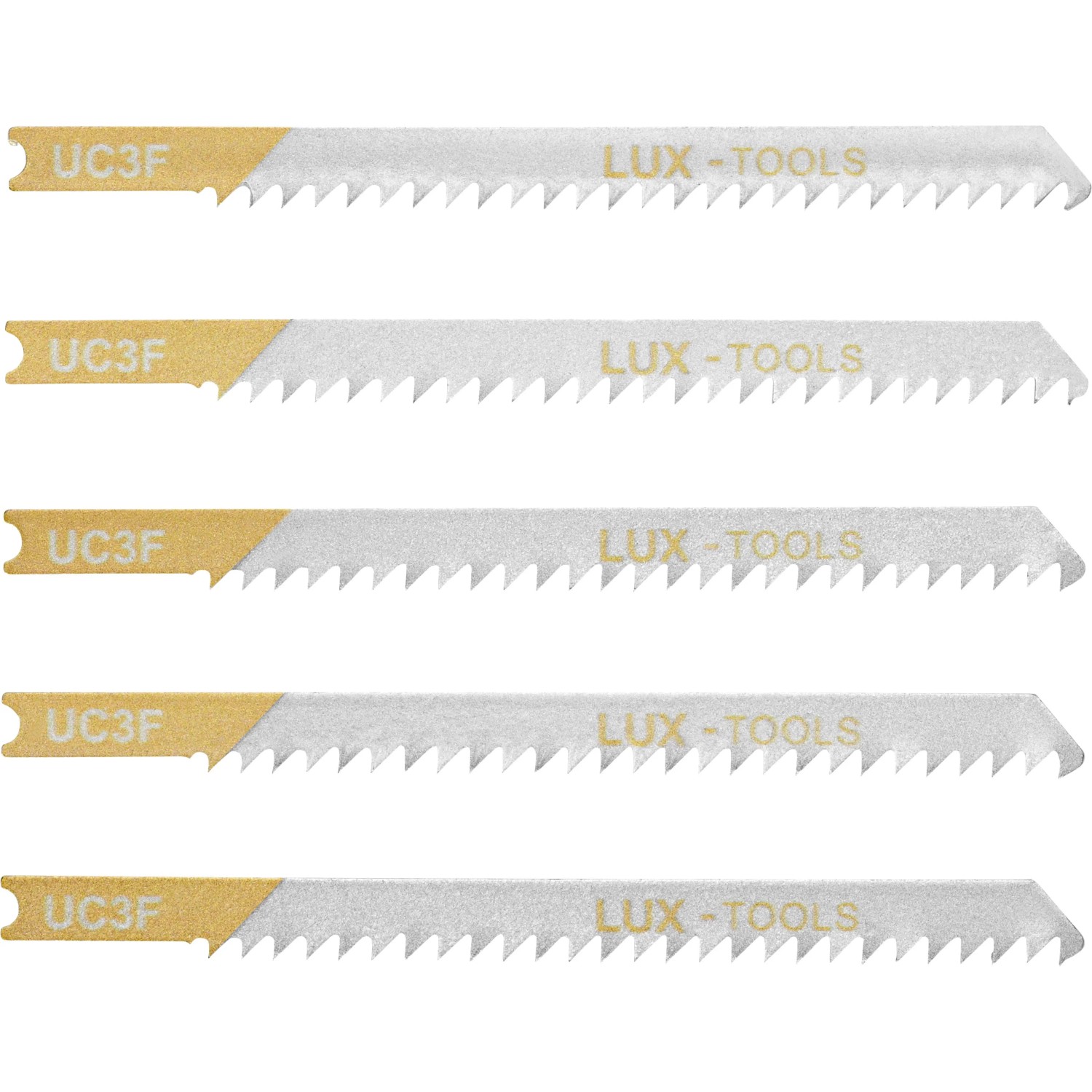 LUX-TOOLS dekopírfűrészlap fához U-szár 75 mm durva fogosztás: 3 mm LUX-TOOLS dekopírfűrészlap fához U-szár 75 mm durva fogosztás: 3 mm
