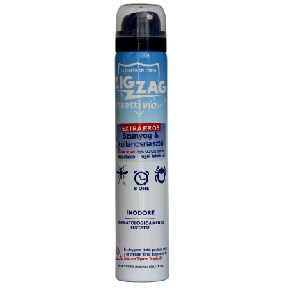 ZigZag Szúnyog- és kullancsriasztó aeroszol 100 ml illatmentes ZigZag Szúnyog- és kullancsriasztó aeroszol 100 ml illatmentes