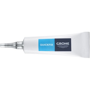 Grohe QuickGlue ragasztó tubusa zuhanytermékekhez, a QuickGlue Set S része.