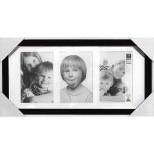Fotókeret műanyag Famix fekete 20 cm x 40 cm