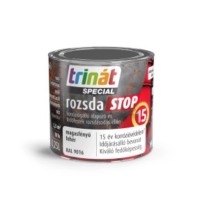 t.b.t. rozsdavédő festék rozsda-stop formulával és 15 év védelemmel.