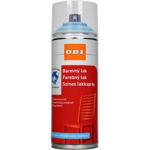 Színes spray festék, alkalmas lakkozási munkákhoz. Ideális barkácsolóknak és szakembereknek.