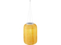 Napelemes lámpás sárga 20 cm átmérő