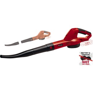 Einhell GC-CL 18/1 Li E-Solo akkus univerzális lombfúvó, piros/fekete, akku és töltő nélkül.