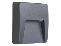 Rábalux Trento LED kültéri fali lámpa 3 W IP65 szögletes fekete