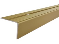 Arcansas lépcső szögidom alumínium 10 mm x 25 mm x 2000 mm arany
