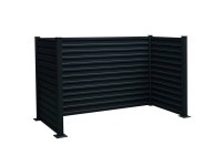 Floraworld kukatároló 3 kukához profilozott acél antracit Floraworld kukatároló 3 kukához profilozott acél antracit