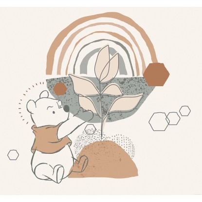 Komar vlies fotótapéta Winnie Pooh Grow 300 cm x 280 cm