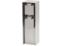 2 konnektoros oszlop IP44 ezüst