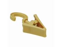 GARDINIA akasztó fakarikához csipesszel natúr