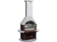 Buschbeck San Remo kerti grillezőkemence fehér-barna Buschbeck San Remo kerti grillezőkemence fehér-barna