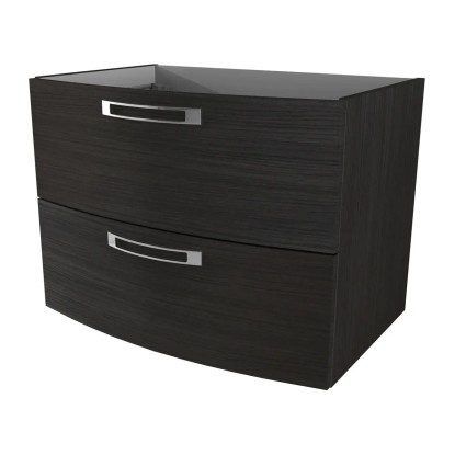 Mosdóalsószekrény 74 cm sötétszürke