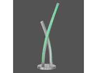 Just Light. LOLAsmart-Swing okoslámpa acélszínű 13 cm x 48,5 cm