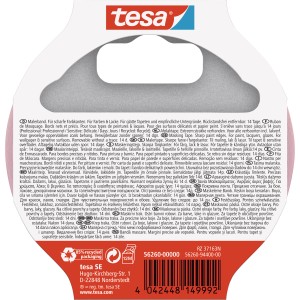 Tesa Professional Sensitive festőszalag, 25mm x 25m tekercs érzékeny felületekre.