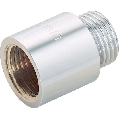 OBI csaphosszabbító 18,6 mm (Rp 1/2) x 21 mm (R 1/2) krómozott sárgaréz 25 mm