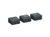 Oszlopsapka műanyag 50 mm x 50 mm 3 darabos készlet antracit
