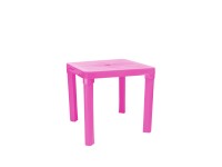 Flair Szögletes gyerekasztal pink 46 cm x 46 cm x 43 cm Flair Szögletes gyerekasztal pink 46 cm x 46 cm x 43 cm