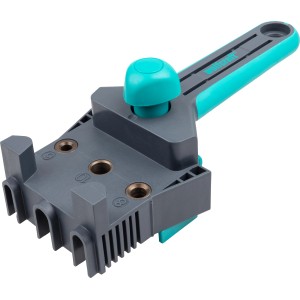 wolfcraft Meisterdübler: Dübel sablon pontos fa kötésekehez 6, 8, 10 mm dübelekkel.