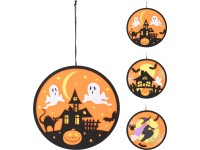 Függő halloween dekor 3-féle változatban 24,5 cm