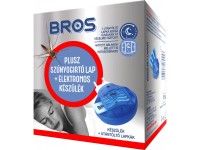 BROS elektromos készülék + szúnyogirtó lapka BROS elektromos készülék + szúnyogirtó lapka
