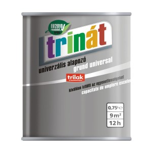 Doboz t.b.t. univerzális alapozó Trilaktól, szürke. Alkalmas Alapozók & folttakaró festékekhez.
