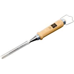 LUX 12 mm-es Comfort fa véső világos fa nyéllel és króm-vanádium acél pengével.