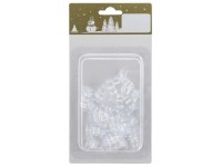 Karácsonyi dekor tapadókorongok fényfüzérhez 2,5 cm átmérő átlátszó 20 db Karácsonyi dekor tapadókorongok fényfüzérhez 2,5 cm átmérő átlátszó 20 db