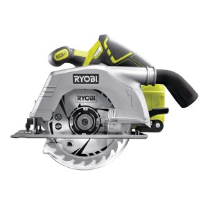 Ryobi R18CS-0 One+ akkus kézi körfűrész 165 mm-es fűrészlappal, 18 V. Ideális fa vágásához.
