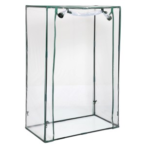 Floraworld 5 m² fóliasátor zöld PVC vázzal.