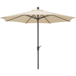 Schneider Harlem napernyő, Ø 270 cm, természetes, dönthető funkcióval. Napernyő kertbe és erkélyre.