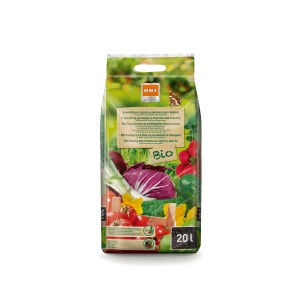 OBI univerzális föld zsák zöldség illusztrációval, 20 liter.