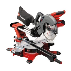 Einhell Power X-Change TE-SM 36/10 L Li-Solo akkus gérvágó fűrész, piros/szürke. Precíz vágásokhoz.