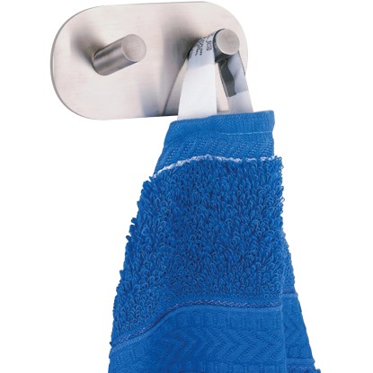 Wenko Strip-it Duo fali akasztó matt rozsdamentes acél