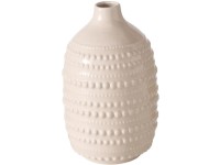Boltze Meruna váza 20 cm x 12 cm bézs