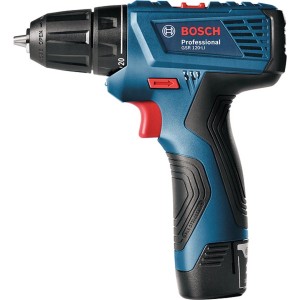 Kék Bosch akkus csavarozó, GSR 120-LI modell.