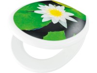 WC-ülőke műanyag Alpinfehér lótusz motívummal 36 cm x 44 cm WC-ülőke műanyag Alpinfehér lótusz motívummal 36 cm x 44 cm