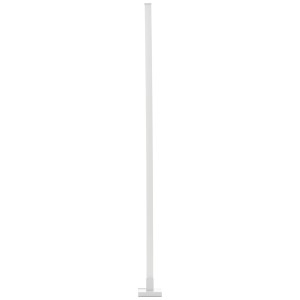 Fehér LED design állólámpa Neele RGB + CCT funkcióval, 12,5 cm átmérő.