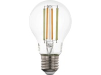 Eglo Zigbee LED izzó átlátszó E27 10,5 cm x 6 cm átmérő állítható fehér 2765 K Eglo Zigbee LED izzó átlátszó E27 10,5 cm x 6 cm átmérő állítható fehér 2765 K