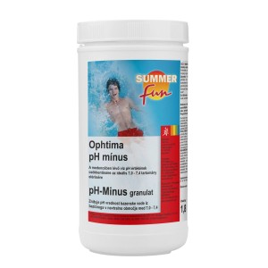 Ophima pH-mínusz granulátum a medence pH-szintjének szabályozásához.