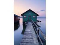 Vlies fotótapéta Das grüne Bootshaus 200 cm x 280 cm