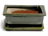 Bonsai cserép - alátét átmérő kb. 15 cm