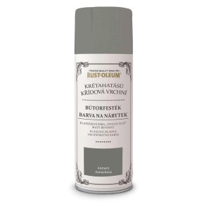 Szürke bútorfesték spray, t.b.t. a színes lakkok kategóriából.