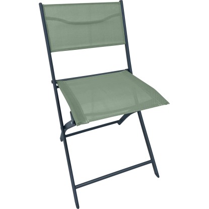 Tocano összecsukható szék antracit-zöld 45 cm x 51 cm x 81 cm