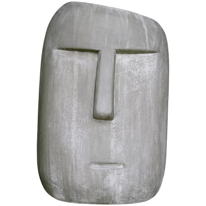 Kerti figura Moai 31 cm x 19 cm x 20 cm szürke
