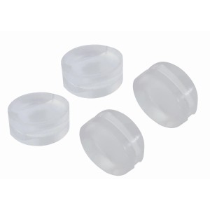 Átlátszó tapadókorongok Olea lounge garnitúrához, 4 db-os készlet, 1 mm x Ø 10 mm.