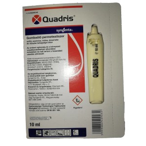 Quadris gombaölő szer, 10 ml-es flakon. Növényvédelem a kert számára.